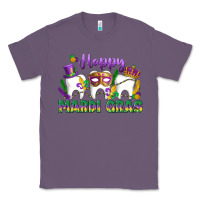 Lavender mardi gras celebration with teeth Classic Tee - LillyAllenDesigns