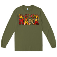 Army Green softball mama Long Sleeve Tee - Jasminsmagicworld