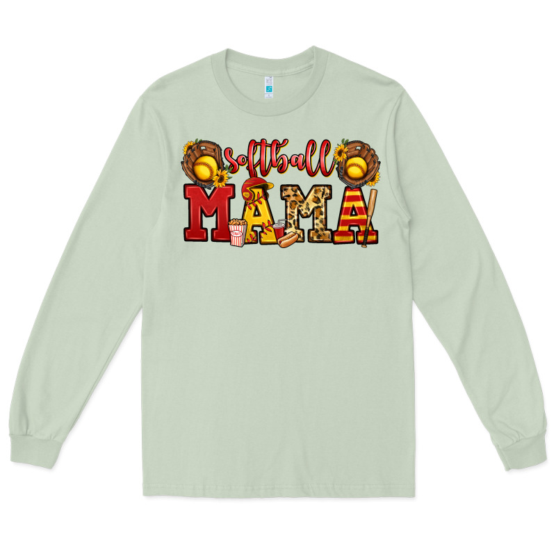 Softball Mama Long Sleeve Tee by Jasminsmagicworld | Teevron