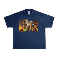 Navy Fall Vibes Boer Goat Urban Heavy Tee - LillyAllenDesigns