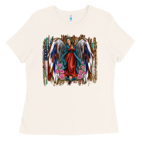 Bone Lady of Guadalupe 4th of july Ladies Tee - Jasminsmagicworld