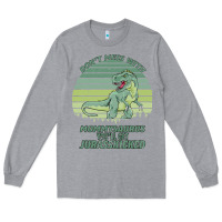 Heather Grey Don t Mess With Mamasaurus You ll Get Jurasskicked Long Sleeve Tee - Bettercallsaul