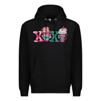 Black xoxo coffee cups Premium Hoodie - OliviaCreatesArt
