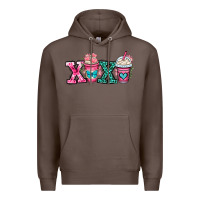 Coffee xoxo coffee cups Premium Hoodie - OliviaCreatesArt