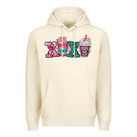 Sandshell xoxo coffee cups Premium Hoodie - OliviaCreatesArt