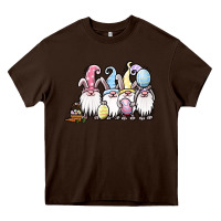 Chocolate Brown easter bunny gnomes Heavy Core Tee - Jasminsmagicworld