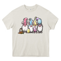 Cream easter bunny gnomes Heavy Core Tee - Jasminsmagicworld