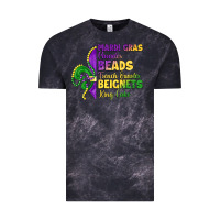 Cloud Black mardi gras parades beads french quarter beignets k Vintage Tee - LillyAllenDesigns