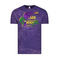 Cloud Purple mardi gras parades beads french quarter beignets k Vintage Tee - LillyAllenDesigns