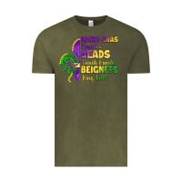 Vintage Olive mardi gras parades beads french quarter beignets k Vintage Tee - LillyAllenDesigns