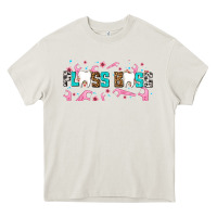 Cream floss boss Heavy Core Tee - AdoDesignShop