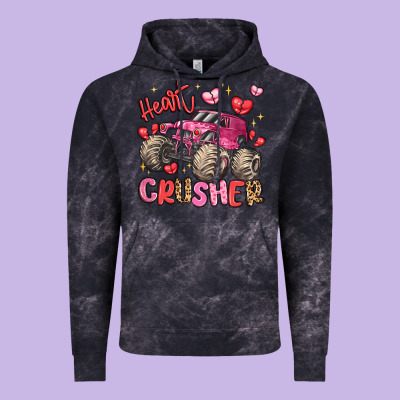 Name Monster Truck Heartbreaker Vintage Hoodie Designed By Lillyallendesigns