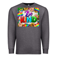 Charcoal Heather Western Be Kind LGBTQ Tumbler Premium Sweatshirt - BundleAndBundleShop