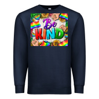 Navy Western Be Kind LGBTQ Tumbler Premium Sweatshirt - BundleAndBundleShop