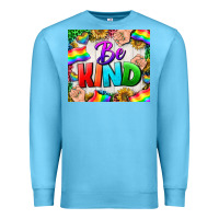 Ocean Blue Western Be Kind LGBTQ Tumbler Premium Sweatshirt - BundleAndBundleShop