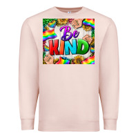 Pale Pink Western Be Kind LGBTQ Tumbler Premium Sweatshirt - BundleAndBundleShop