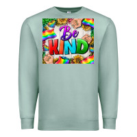 Seafoam Western Be Kind LGBTQ Tumbler Premium Sweatshirt - BundleAndBundleShop
