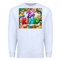 White Western Be Kind LGBTQ Tumbler Premium Sweatshirt - BundleAndBundleShop