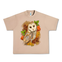 Burro Fall Owl Urban Heavy Tee - LillyAllenDesigns