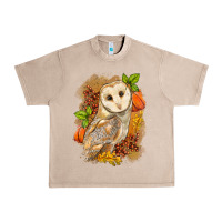 French Oak Fall Owl Urban Heavy Tee - LillyAllenDesigns