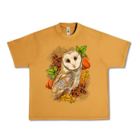 Peanut Butter Fall Owl Urban Heavy Tee - LillyAllenDesigns