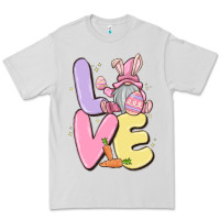 Dove Grey love easter gnome Premium Tee - MaliasSmallBusiness