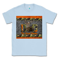 Dusty Blue Western Dad The Great Hunter Classic Tee - LillyAllenDesigns