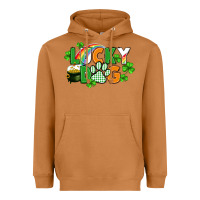 Meerkat lucky dog St. Patricks Day Heavyweight Hoodie - FaDigitalArtStudio
