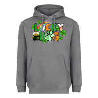 Storm lucky dog St. Patricks Day Heavyweight Hoodie - FaDigitalArtStudio