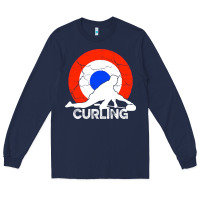 Navy Curling Long Sleeve Tee - Bettercallsaul