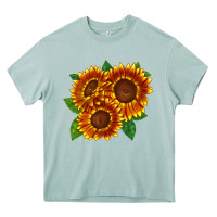 Arona tiger eyes sunflower Heavy Core Tee - LillyAllenDesigns