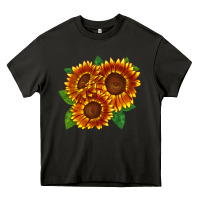 Asphalt tiger eyes sunflower Heavy Core Tee - LillyAllenDesigns