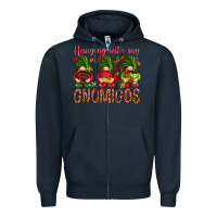 Navy Hanging with my gnomigos Mexico Zipper Hoodie - HowdyJamesFarm