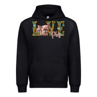 Black love pig Urban Hoodie - SublimationCraftShop