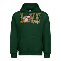 Foreset Green love pig Urban Hoodie - SublimationCraftShop