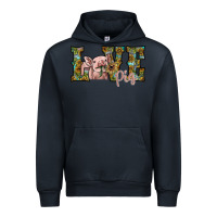 Navy love pig Urban Hoodie - SublimationCraftShop