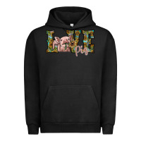 Pigment Black love pig Urban Hoodie - SublimationCraftShop
