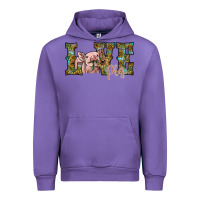 Tulip love pig Urban Hoodie - SublimationCraftShop