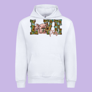 Love Pig Urban Hoodie Designed By Sublimationcraftshop