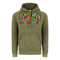 Vintage Olive empowering autism mom life Vintage Hoodie - LillyAllenDesigns