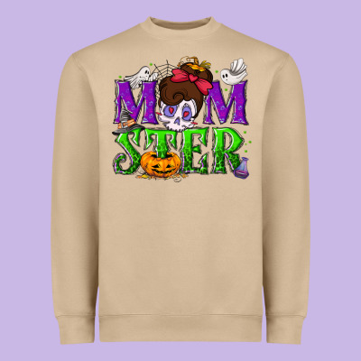Momster Halloween Heavyweight Sweatshirt Designed By Nancycooperartshop