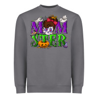 Storm Momster Halloween Heavyweight Sweatshirt - NancyCooperArtShop
