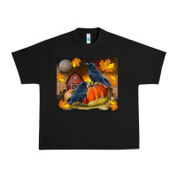 Black Fall Crow Urban Heavy Tee - LillyAllenDesigns