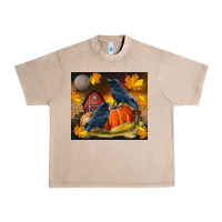 French Oak Fall Crow Urban Heavy Tee - LillyAllenDesigns