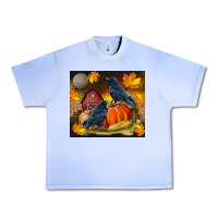 Grape Ice Fall Crow Urban Heavy Tee - LillyAllenDesigns