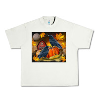 Pistachio Fall Crow Urban Heavy Tee - LillyAllenDesigns