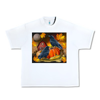White Fall Crow Urban Heavy Tee - LillyAllenDesigns