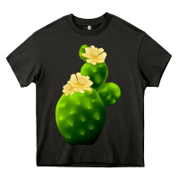 Asphalt texas cactus Heavy Core Tee - LillyAllenDesigns