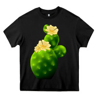 Black texas cactus Heavy Core Tee - LillyAllenDesigns
