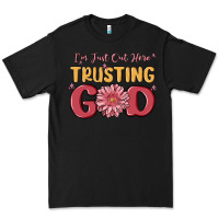 Black i’m just out here trusting god Premium Tee - MaliasSmallBusiness
